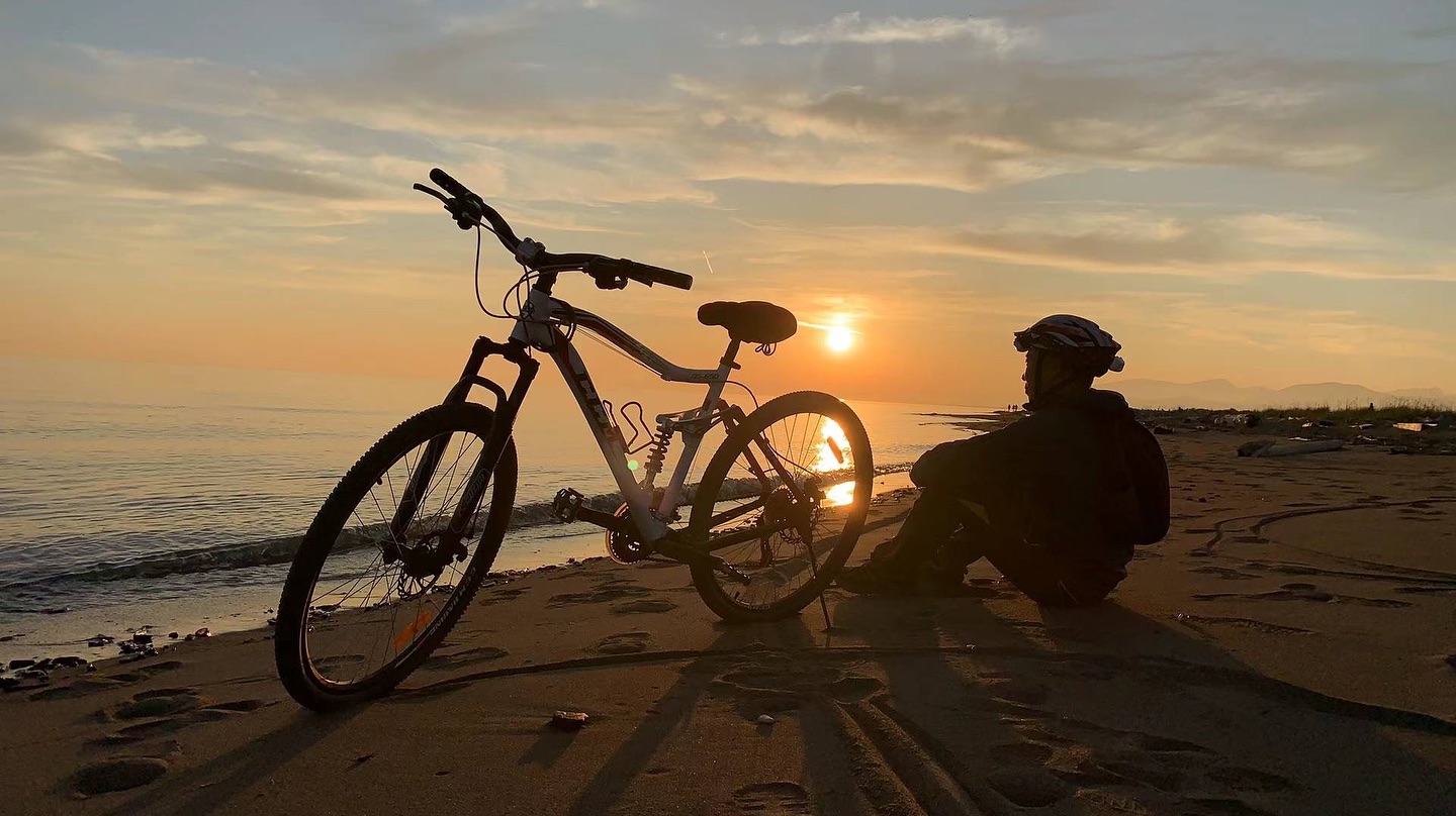 Steven Cheung camping and hiking in British Columbia wilderness